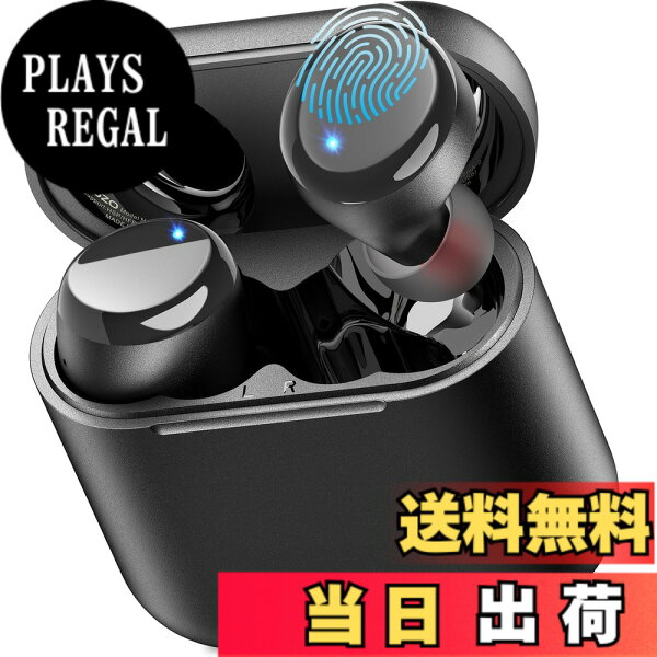 【送料無料】TOZO T6 イヤホン bluetooth ワイヤレスイヤホン 中低音域 暖色系音質 小型軽量 マイク付き 通話時ENC ノイズキャンセリング カスタムEQ アプリ対応 IPX8防水 最大約50時間の連続再生 ぶるーとゅーす イヤフォン USB-C 急速充電 ワイヤレス充電 カナル型 ス