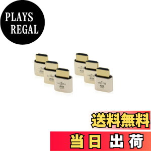 �y���������zRongdeson HDMI �_�~�[�v���O ���z�f�B�X�v���C 4K @ 60Hz DDC EDID �G�~�����[�^�[ �R�l�N�^�A1920x1080 - 4096x2160 ���T�|�[�g - 6�� �S�[���h