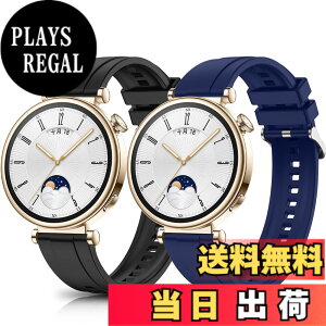 �y���������z[HeeNia] 2���Z�b�g �o���h HUAWEI WATCH GT6/GT5/GT4 (41mm) �Ή� �V���R�� �X�g���b�v ���[�v �X�|�[�c�o���h ��18mm ���v�x���g �h���� �y�� HUAWEI WATCH GT 6 41mm �p �����o���h (�u���b�N+�u��