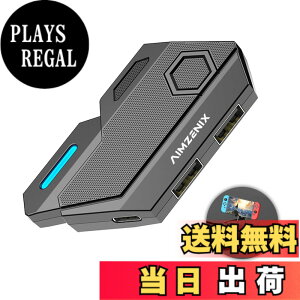 �y���������zAIMZENIX BLADER-�L�[�{�[�h�}�E�X�A�_�v�^�[ �Ή�PC�ANS�AXbox�APlaystation 4/3�ɑΉ� �L�[�}�b�s���O�Ɗ��x���J�X�^�}�C�Y�\ �v���O�A���h�v���C �}�E�X�E�L�[�{�[�h�ڑ��A�_�v�^�[