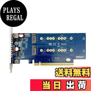 �y���������z10Gtek 4�|�[�g PCIe 3.0 to NVMe (4) M.2 �ϊ��A�_�v�^�[ M.2 (M �L�[) SSD�p�APCIe X16�A����ɂ̓}�U�[�{�[�hBIOS�T�|�[�g���K�v�AM.2 nvme pcie �g���J�[�h