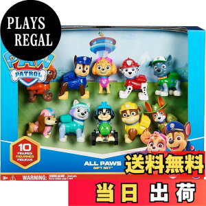 �y���������z�p�E�p�g���[�� 10���N�L�O �M�t�g�p�b�N Paw Patrol 10th Anniversary All Paws On Deck Toy Figures Gift Pack with 10 Collectible Action Figures [���s�A���i]