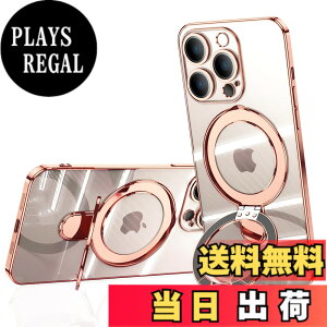 �y���������zJOOBOY iPhone 13 Pro Max �p �P�[�X MagSafe�Ή� �N���A �����O�t�� ���b�L�d�グ �����Y�J�o�[�t�� �\�t�gTPU �ϏՌ� ���ɋ����w�� ���C�����X�[�d �X�g���b�v�z�[���t�� �A�C�t�H�� 13 