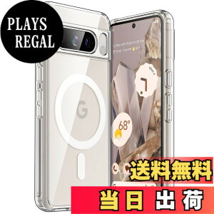 �y���������zJETech Google Pixel 8 Pro 6.7 �C���` 2023�p �}�O�l�b�g�P�[�X MagSafe�A�N�Z�T���Ή� �ϏՌ��X�}�z�ی�J�o�[ ���΂܂Ȃ� �n�[�h�N���APC�o�b�N (�N���A)