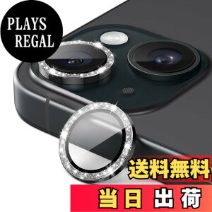 �y���������zJETech iPhone 15 6.1 �C���`/iPhone 15 Plus 6.7 �C���`�p �J���������Y�t�B���� �L���L�� �s�J�s�J �ʂ�9H�����K���X���������O�J�o�[ HD�N���A 1�Z�b�g (�u���b�N)