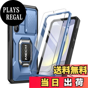 �y���������zTongate Samsung Galaxy S24 Plus �P�[�X�A�����K���X���X�N���[���v���e�N�^�[�t�A�S�g�ی�A�R�p���̑ϐk Galaxy S24 + Plus �g�уP�[�X�i2024�j�����O�u���P�b�g�ƃX���C�h�J�����J�o�[��