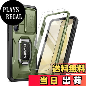 �y���������zTongate Samsung Galaxy S24 Plus �P�[�X�A�����K���X���X�N���[���v���e�N�^�[�t�A�S�g�ی�A�R�p���̑ϐk Galaxy S24 + Plus �g�уP�[�X�i2024�j�����O�u���P�b�g�ƃX���C�h�J�����J�o�[��