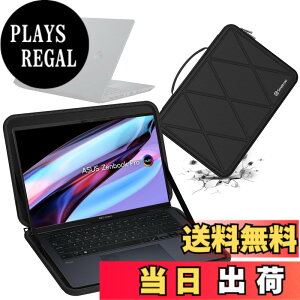 �y���������zSmatree �n�[�h EVA �ی�X���[�u�P�[�X 14.5�C���` ASUS Zenbook Pro 14 Duo OLED�A ASUS Zenbook Pro 14 OLED�A ASUS Vivobook S 14 OLED K5404 �ȂǂɓK�p �n�[�h�P�[�X 360�x�ϏՌ� �h��(X8252)