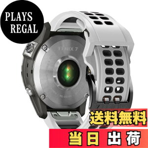 �y���������zQuickFit 26mm �ւ��o���h QuickFit 26mm - Garmin Fenix 8 51mm/Fenix 7X Pro/Instinct 2X/Fenix 7X/6X GPS/6X Pro/6X Sapphire GPS/5X GPS/5X Plus �Ή� �V���R���� �T�C�Y���߉\ �e�͐� �����x���g (white)