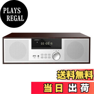 �y���������zCD�v���[���[ 40W �R���p�N�g�R���|�[�l���g�V�X�e�� CD�X�e���I�~�j�R���| FM���W�I Bluetooth�Ή��X�s�[�J�[ USB/AUX���� �w�b�h�t�H���W���b�N ���{�ꃊ���R�� �E�b�h�L���r�l�b�g