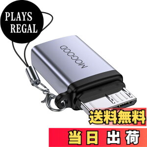 �y���������zMOGOOD Micro B 3.0�A�_�v�^ Micro B to Type C�ϊ��A�_�v�^�[ USB3.0 C���X �}�C�N��B�I�X�A�_�v�^ �}�C�N��B USB C���X�f�[�^�A�_�v�^ �O�t���n�[�hSSD�h���C�u �f�W�^���J���� �d�b�p�}�C�N