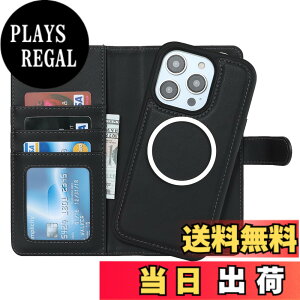 �y���������zPelanty for iPhone 15 Pro �P�[�X�蒠�^ Magsafe�Ή����C�����X�[�d for iPhone15 Pro 2in1������ �g�уJ�o�[ ���� PU���U�[+TPU ���z�^�J�o�[ �}�O�l�b�g ���O�����R ���p2way ���K����D��