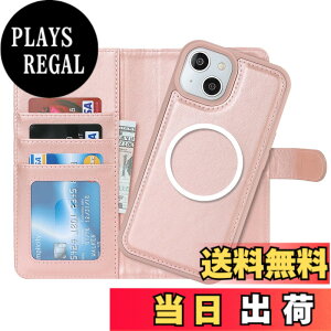 �y���������zPelanty for iPhone 15 Plus �P�[�X�蒠�^ Magsafe�Ή����C�����X�[�d for iPhone15 Plus 2in1������ �g�уJ�o�[ ���� PU���U�[+TPU ���z�^�J�o�[ �}�O�l�b�g ���O�����R ���p2way ���K����D��