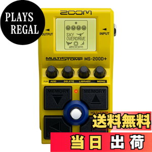 �y���������zZOOM MS-200D Plus �}���`�X�g���v�y�_�� 200��ވȏ�̘c�ݓ��� �f�B�X�g�[�V���� �I�[�o�[�h���C�u �t�@�Y �u�[�X�^�[ MS�V���[�Y�C�G���[ ���F�y�������K�i/���[�J�[3�N�z