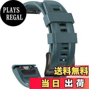 �y���������z[YOCAHU] QuickFit 22 mm �o���h �����p for GARMIN(�K�[�~��) Fenix 7 Pro Solar/Approach S70 47mm/Forerunner 965 �Ή� �X�g���b�v �V���R�� �x���g �_�炩�� �h���� �K�[�~�� �p �����o���h (Lake Blue)