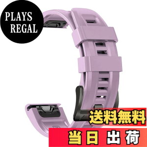 �y���������z[YOCAHU] QuickFit 22 mm �o���h �����p for GARMIN(�K�[�~��) Fenix 7 Pro Solar/Approach S70 47 mm/Forerunner 965 �Ή� �X�g���b�v �V���R�� �x���g �_�炩�� �h���� �K�[�~�� �p �����o���h (light purple)