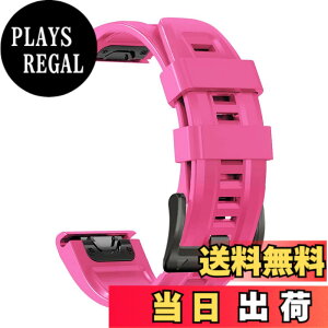 �y���������z[YOCAHU] QuickFit 22 mm �o���h �����p for GARMIN(�K�[�~��) Fenix 7 Pro Solar/Approach S70 47mm/Forerunner 965 �Ή� �X�g���b�v �V���R�� �x���g �_�炩�� �h���� �K�[�~�� �p �����o���h (pink)