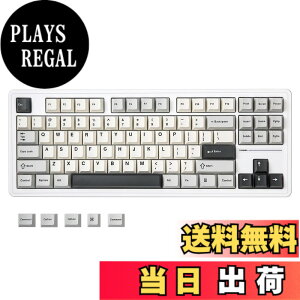 �y���������zYUNZII YZ87 �K�X�P�b�g���� ���J�j�J���L�[�{�[�h TKL ���C�����X�z�b�g�X���b�p �Q�[�~���O�L�[�{�[�h 4�w�p�b�h BT5.0/2.4G/USB-C NKRO RGB�o�b�N���C�g Win/Mac�p �Z�K�F�؎擾 (�z���C�g