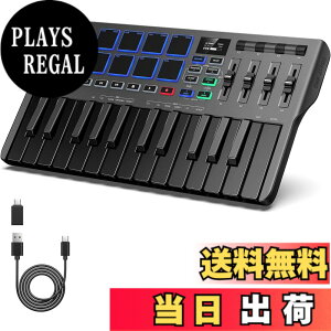 �y���������zDonner USB MIDI �L�[�{�[�h �R���g���[���[ 25�� �x���V�e�B�Ή� �^�b�`���X���C�_�[ OLED�X�N���[�� �o�b�N���C�g�t�p�b�h ���y���� Mac�EPC�Ή� ���{������� �u���b�N DMK-25 PRO