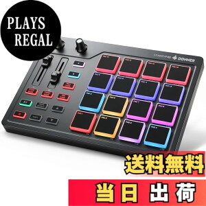 �y���������zDonner MIDI�R���g���[���[ 16�p�b�h USB Type-c ���y���� �o�b�N���C�g�t�� ���{��戵������ STARRYPAD