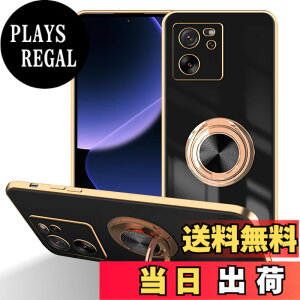 �y���������zLuFiYa Xiaomi 13T / Xiaomi 13T Pro �p �P�[�X �����O�t�� �J�o�[ TPU�f�� �X�^���h�@ �X�}�z�P�[�X �y�� �ϏՌ� ���� �C�菝�h�~ �����h�~ �ԍڃz���_�[ 360°��] �P�[�X �V���I�~13T / 13T Pr