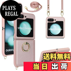 �y���������zfor Galaxy Z Flip5 �P�[�X��|�� �����O SC-54D SCG23 �w�ʃJ�o�[ Pelanty PU���U�[ �g�уJ�o�[ ���|���΂߂��� �V�����_�[ �X�g���b�v�t�� �T���X�� �M�����N�V�[Z�t���b�v5 ���^�y�� PC �X