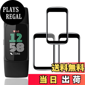 �y���������z�ywnunbg 3���Z�b�g�z �Ή� Fitbit Charge 6 / Fitbit Charge 5 �t�B���� �K���X�t�B���� 3�� PET������ �Y�f�@�� �����ߗ� �Ή� Fitbit Charge 6 �ی�t�B���� 3D�ȖʃJ�o�[ �Ή� Fitbit Charge 5 �t��