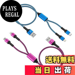 �y���������z2in1 �[�d�P�[�u�� ���C�g�j���O&�^�C�vC �u2�{�g/1.2M�v 2.4A&3A�}���[�d Type-C USB�P�[�u�� Haoano 2�C��1 �[�d�R�[�h �}���`�P�[�u�� 2�䓯�����d�\ iPhone 17/16/15/14/13/12/SE/iPad Air/Mini/Gal