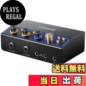 �y���������zTONOR �z�M�p�I�[�f�B�I�C���^�[�t�F�[�X�A�_�u��XLR�`�����l���I�[�f�B�I�~�L�T�[�iRGB �t���j�A�R���e���c�N���G�C�^�[�����A���[�v�o�b�N�{�^���A�X�^�W�I�^���A�v���p�v��