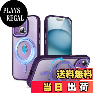 �y���������zQUEASON�yiPhone 15 �p MagSafe�Ή� �P�[�X�z360°��]�X�^���h ���C�����X�[�d�Ή� �����ӂ���15 �p �P�[�X �����O�t�� �ČRMIL�K�i �X�}�z�P�[�X iphone 15 �p magsafe �������� �����h�~ ��