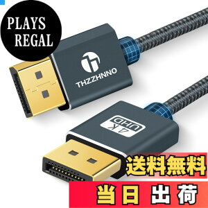 �y���������zThzzhnno 4K DisplayPort �P�[�u�� 3M �ADP 1.2�P�[�u���A DP�P�[�u�� �����b�L ����4K@60Hz 2K@165Hz 2K@144Hz �m�[�g�p�\�R�� PC �Q�[�~���O���j�^�[ �e���r�p