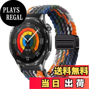 �y���������z[YealRed] �o���h 22mm For Huawei Watch GT Runner 2 /GT6 Pro/GT6/GT5 Pro/GT5/GT4/GT3(46mm) �����p�X�g���b�v �e���i�C������ �ւ��x���g �ґg�X�g���b�v ���C�o�b�N�� ���� �x���g �}�O�l�b�g�o���h