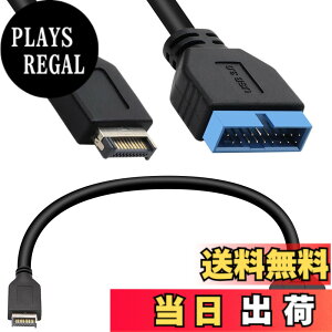 �y���������zXiatiaosann USB 3.0 19/20�s���w�b�_�[�}�U�[�{�[�h�����P�[�u���� USB 3.1�t�����g�p�l��Type-E�w�b�_ �I�X-�I�X�A�_�v�^�f�[�^�`��200mm/7.87in���C�� ASUS�p PC�R���s���[�^�R�l�N�^�p