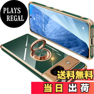 �y���������zONETIAOLONG �ɓK������Google Pixel8a �p�̃P�[�X �����O�t�� �O�[�O�� �s�N�Z�� 8a �p�̃����O �J�o�[ �ϏՌ� TPU ���b�L���H 360°��] �X�^���h�@�\ �ԍڃz���_�[ �X�g���b�v�z�[���t