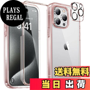 �y���������zMiracase iPhone15pro �P�[�X �N���A iPhone 15 pro �J�o�[ �N���A �X�}�z�P�[�X ���ϖh�~ �S�g�o���p�[�ی�P�[�X 9H �����K���X 6.1�C���` �t���J�o�[ 360°�ی� �ČRMIL�K�i �ϏՌ� �N���A 