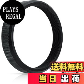 【送料無料】【アップグレード版】JJC 49mmアダプターリング Fuji X100VI / X100V / X100F / X100T / X100S / X100 / X70に対応 AR-X100 互換 純正のリングキャップFLCP-49併用可能 アルミニウム合金 黒い