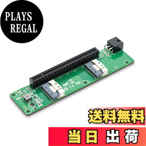 �y���������z10Gtek �f���A�� SlimSAS 8i to PCIe X16 �X���b�g �A�_�v�^�AGEN4 PCIe4.0