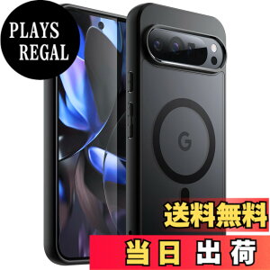 �y���������zJETech Google Pixel 9/9 Pro 2024�p �}�O�l�b�g�P�[�X MagSafe�Ή� �������}�b�g�o�b�N �ϏՌ��X�}�z�J�o�[ (�u���b�N)
