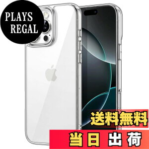�y���������zJETech iPhone 16 Pro 6.3�C���`�p �P�[�X ���΂݂Ȃ� �Ռ��z�� �o���p�[�J�o�[ �����h�~ �N���A�o�b�N (�N���A)