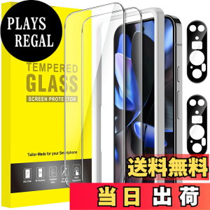 �y���������zJETech Google Pixel 9 Pro�p �t���ی�t�B���� �J���������Y�t�B���� �K�C�h�g�t�� �w��F�ؑΉ� �����K���X�� HD�N���A 2��+2���Z�b�g