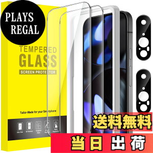 �y���������zJETech Google Pixel 9�p �t���ی�t�B���� �J���������Y�t�B���� �K�C�h�g�t�� �w��F�ؑΉ� �����K���X�� HD�N���A 2��+2���Z�b�g
