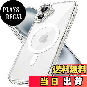 �y���������zJETech iPhone 16 Plus 6.7�C���`�p �}�O�l�b�g �P�[�X MagSafe�Ή� �Ռ��z�� �o���p�[�J�o�[ �����h�~ �N���A�o�b�N (�N���A)