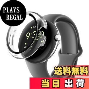 �y���������zGoogle pixel watch3 45mm �p �P�[�X �J�o�[ �K���X�t�C������̌^�P�[�X �yNOUKAJU�z PC+�����K���X�t �ی� �J�o�[ ��̌^ �S�ʕی� �����^ �����ȒP �ϏՌ� �����ߗ� �J�o�[ �Ռ��z�� �h