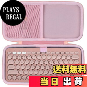 �y���������zLebakort�ی�P�[�X�ɓK������Logicool(���W�N�[��)PEBBLE KEYS 2 K380sGR ���^ �y�� 415g ���^ Bluetooth Logi Bolt ���C�����X�L�[�{�[�h (�s���N �P�[�X)