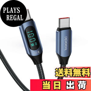 �y���������ztoocki usb c �P�[�u�� 100W LED�f�B�X�v���C�t���y�u���[ 2M�z �^�C�vC PD�}���[�d typec �i�C�����҂� iPhone 17/iPhone 16/iPhone 15/Plus�AMacBook Air/Pro�AGalaxy�ASwitch�Ȃ�USB-C�f�o�C�X�ɑΉ�