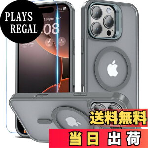 �y���������zBESINPO iPhone 16 Pro Max �P�[�X [�K���X�t�B�����t���EMagSafe�Ή��E�X�^���h�@�\] �A�C�t�H��16�v���}�b�N�X �P�[�X �c�����Ή� �����\ ������ ���΂݂Ȃ� �w��h�~ ��phone16promax �P