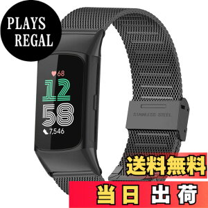 �y���������z[HeeNia] Fitbit Charge 6 �Ή� �o���h �����x���g �X�e�����X�� �ւ��x���g �������߉\ �j�����p Fitbit Charge 6 �Ή� �����o���h (�u���b�N)