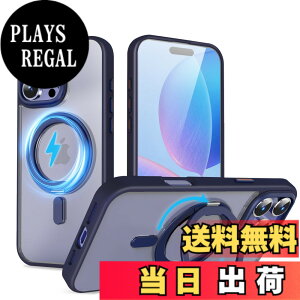 �y���������zQUEASON�yiPhone 16ProMax �p MagSafe�Ή� �P�[�X�z360°��]�X�^���h ���C�����X�[�d�Ή� ��phone16promax �p �P�[�X �����O�t�� �ČRMIL�K�i iphone16�v���}�b�N�X �p �X�}�z�P�[�X �������� ��