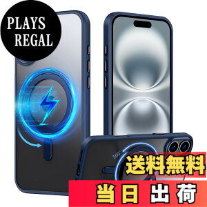 �y���������zPRODELI �P�[�X For iPhone 16 Plus ��p �J�o�[ �N���A 360°��]�X�^���h MagSafe�Ή� �ČRMIL�K�i �ϏՌ� �w��h�~ ���C�����X�[�d�Ή� �����h�~ �����Y�ی� �C�菝�h�~ �����O �}�O�l�b