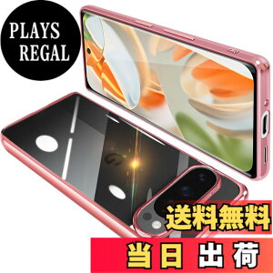 �y���������zONETIAOLONG �ɓK������Google Pixel9 Pro XL �p�̃P�[�X �N���A �O�[�O�� �s�N�Z�� 9ProXL �p�̃X�}�z�P�[�X TPU�f�� ���^ �ϏՌ� �J�o�[ �X�g���b�v�z�[���t�� �����h�~ ����~�� (���[�Y